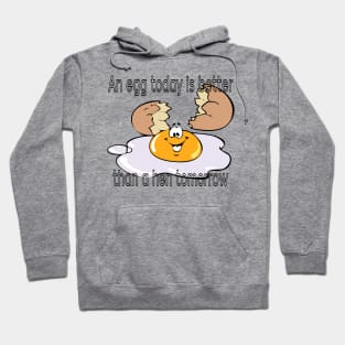 Egg-ceptional Today: Playful Design with a Fun Egg and Inspiring Quote Hoodie